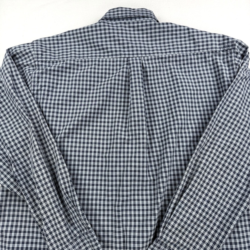 VTG Mens Carhartt Long Sleeve Button Up Shirt Blue Plaid Size XL Workwear - Picture 6 of 6